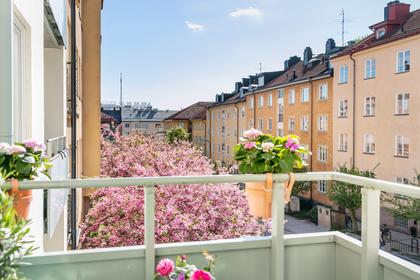 Balkong eller utsiktsbild