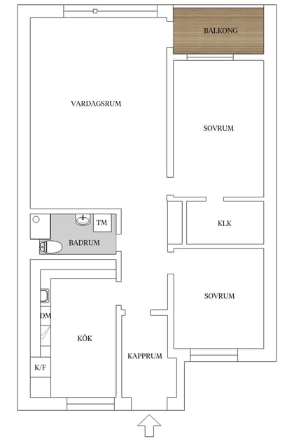 Trastvägen 10, Väster