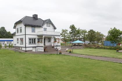 Bild av trädgården