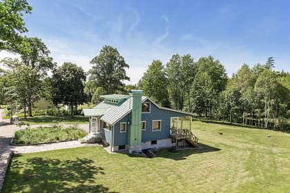 Bild av trädgården