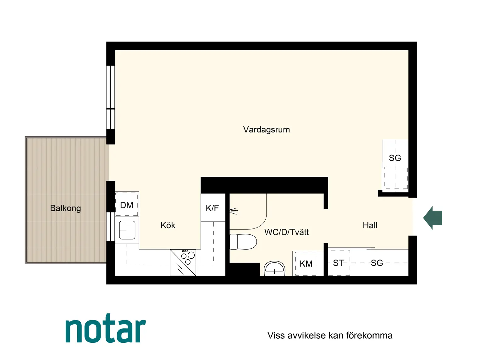 Planritning för Fridensborgsvägen 161