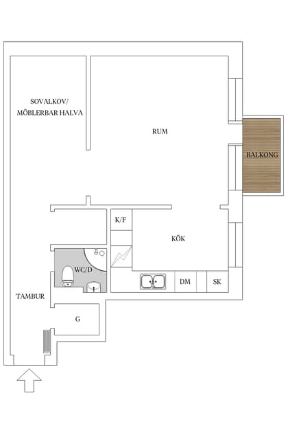 Flormansgatan 8, Centrum